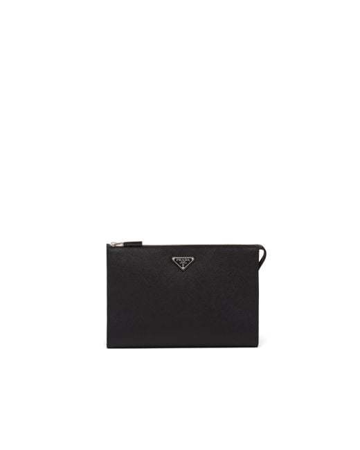 Prada mens pouch bag hot sale