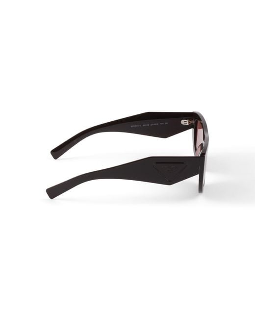 Prada Pink Sunglasses With Triangle Logo