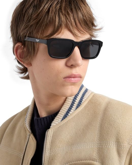Prada Multicolor Sunglasses With The Logo for men