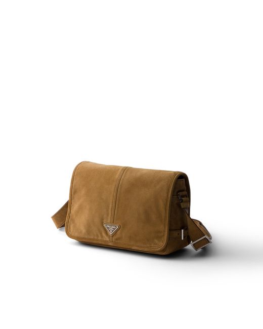 Borsa A Tracolla di Prada in Brown da Uomo