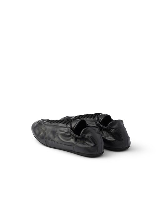 Prada Sneakers Collapse Aus Leder in Black für Herren
