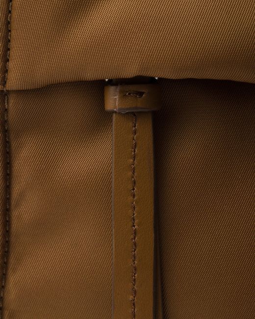 Prada Brown Traveller Small Padded Re-Nylon Shoulder Bag