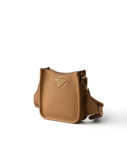 Mini Borsa A Tracolla di Prada in Brown