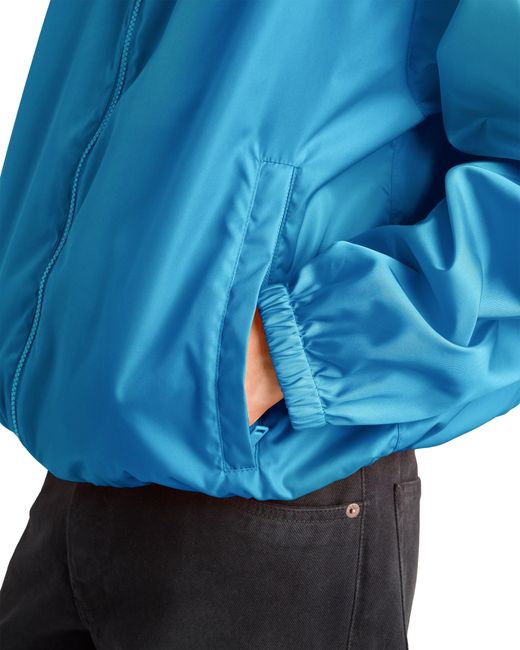 Prada Blue Re-Nylon Rain Jacket
