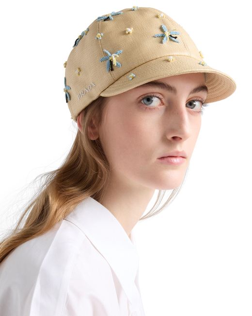 Cappello di Prada in Natural