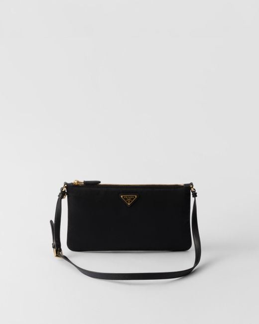 Prada Re-Nylon Pouch in Black | Lyst