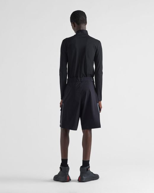 Costume Short In Re-nylon Stretch di Prada in Black da Uomo