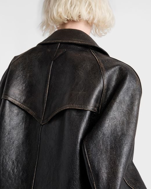 Prada Black Leather Jacket