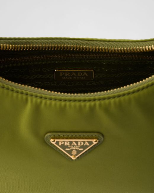 Mini Sac Re-Edition 2005 En Re-Nylon Prada en coloris Green