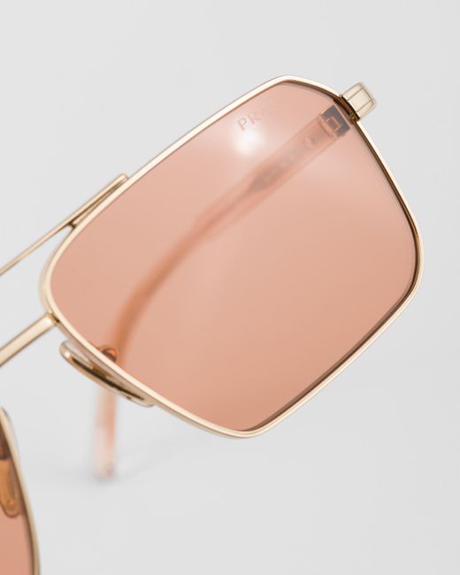 Prada Pink Sunglasses With The Logo for men