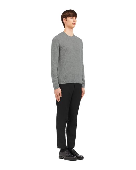 Jersey de punto Prada de hombre de color Gray