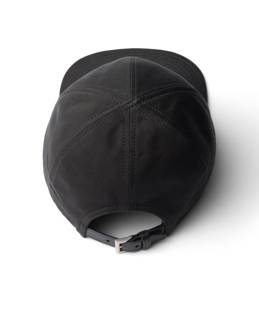Prada White Cotton Baseball Cap for men