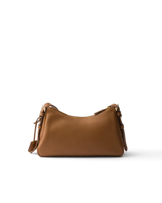 Borsa A Spalla Aimée Media di Prada in Brown