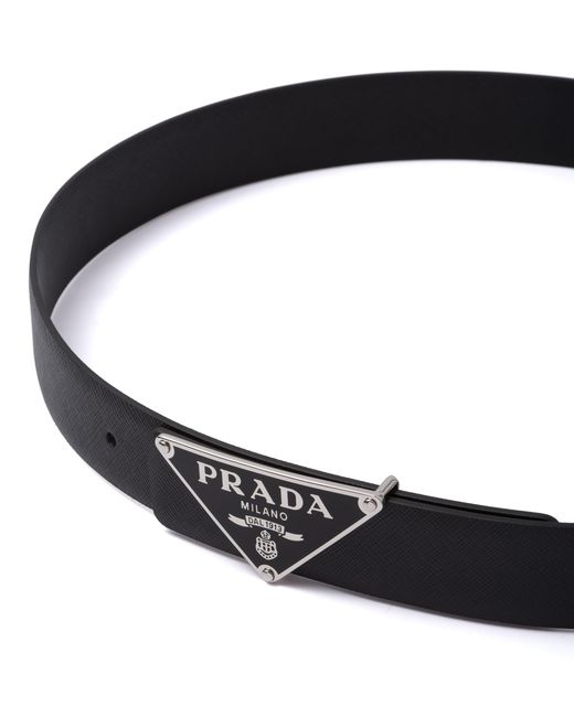 Asta Per Cintura di Prada in Black da Uomo
