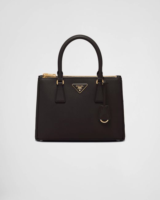 Prada Black Medium Galleria Saffiano Leather Bag