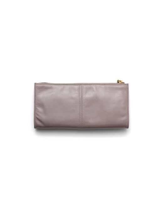 Prada White Leather Pouch, Dark