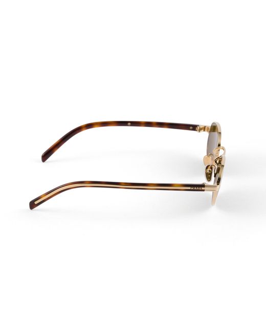 Prada Multicolor Sunglasses With The Iconic Metal Plaque