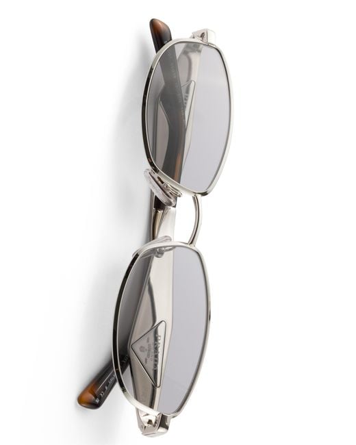 Prada White Sunglasses With Logo