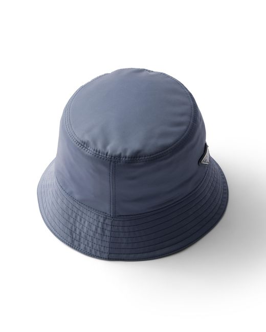 Prada Blue Re-Nylon Bucket Hat, Aviation for men