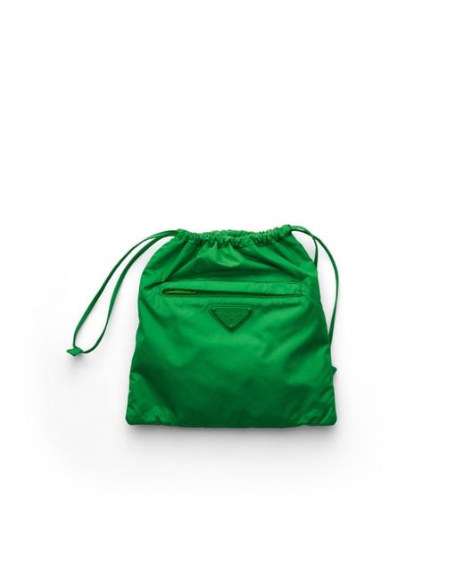 Prada Green Foldable Re-Nylon Pouch
