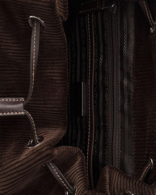 Zaino Medium di Prada in Black