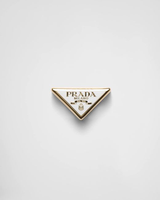 Prada Metal Scarf Clip in Metallic | Lyst