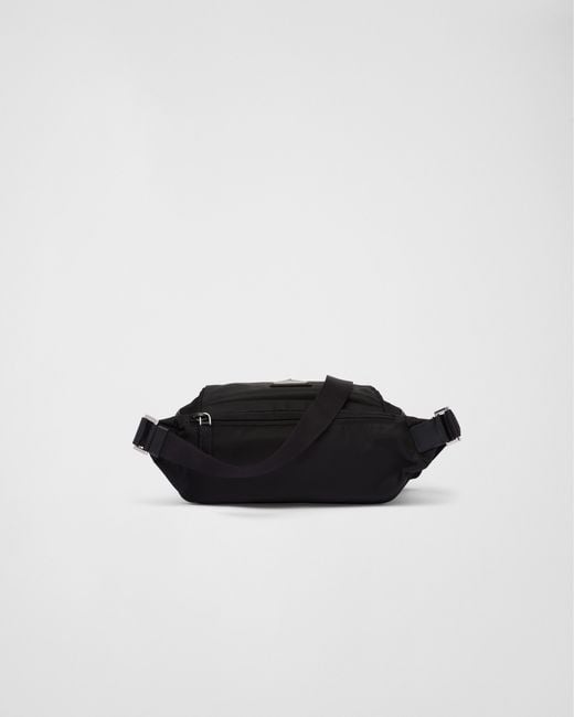 Prada Black Re-nylon And Saffiano Leather Shoulder Bag for men