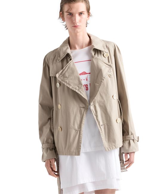 Prada Natural Technical Cotton Jacket for men