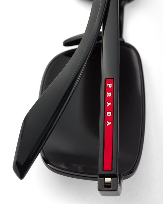 Prada Blue Linea Rossa Sunglasses for men