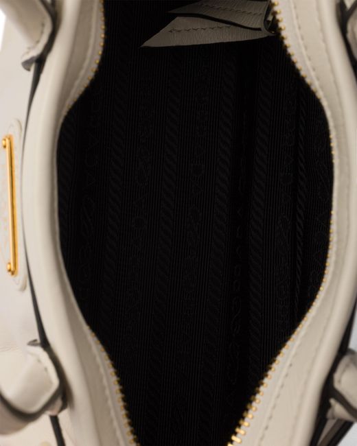 Prada Natural Bonnie Leather Mini Handbag