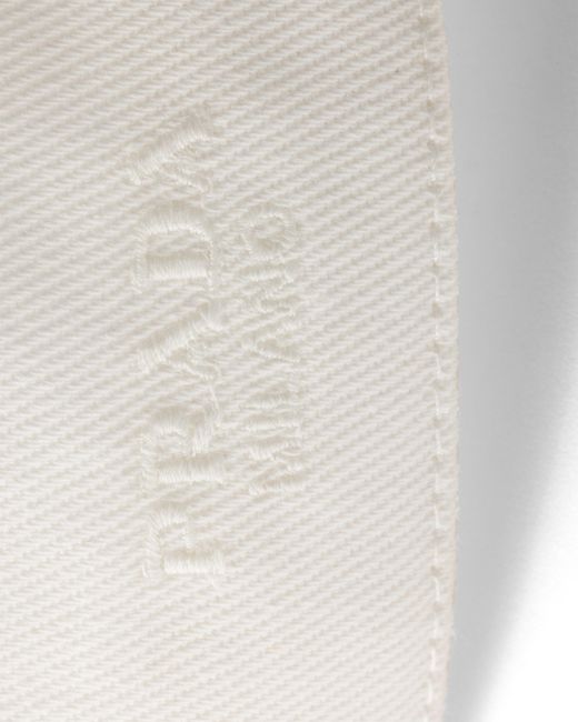Prada White Drill Baseball Cap