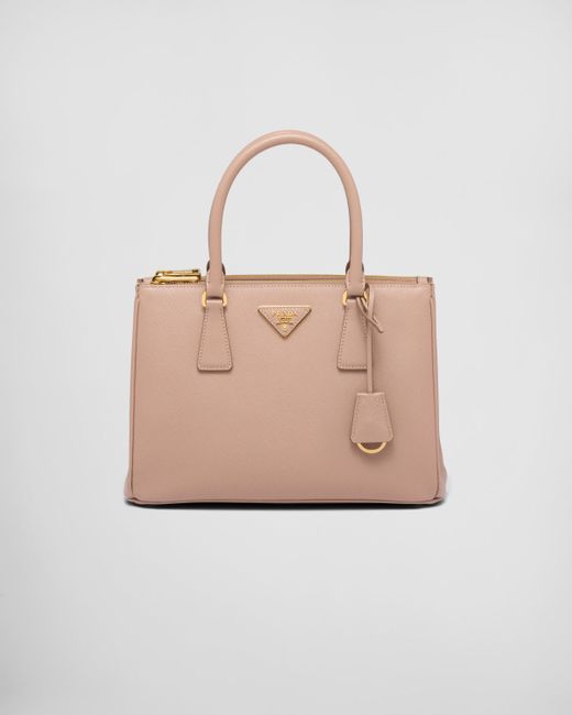 Prada Natural Medium Galleria Saffiano Leather Bag