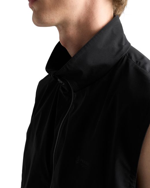 Prada Black Re-Nylon Vest for men
