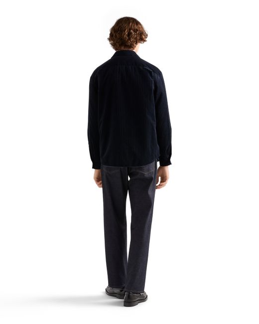 Camisa De Pana, Hombre, Talla Prada de hombre de color Blue