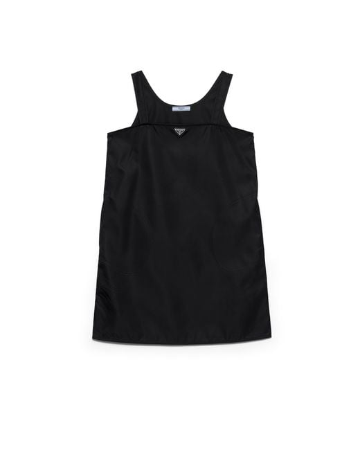 Prada Black Re-Nylon Mini-Dress