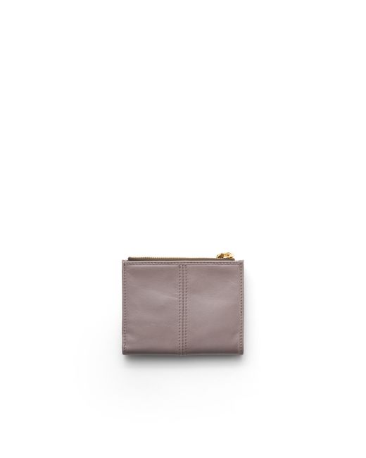 Prada Gray Small Leather Wallet