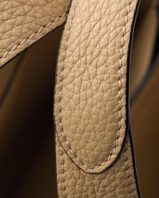 Prada Natural Liaison Small Leather Tote Bag