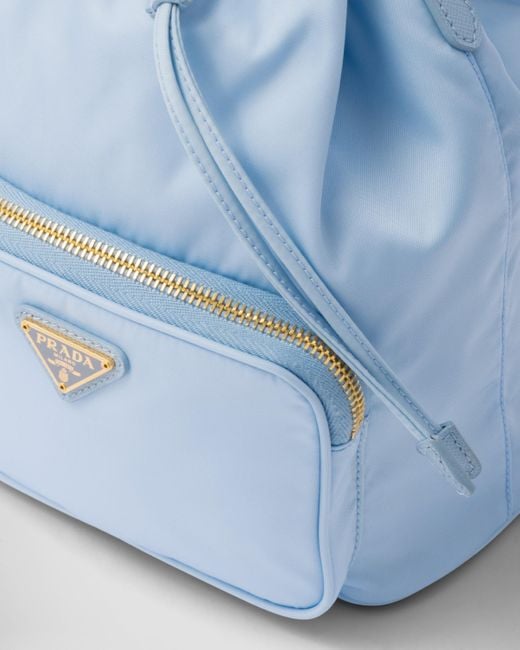 Prada Blue Duet Re-Nylon Bucket Bag