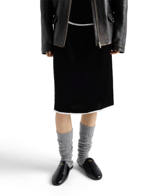 Prada Black Velvet Underskirt