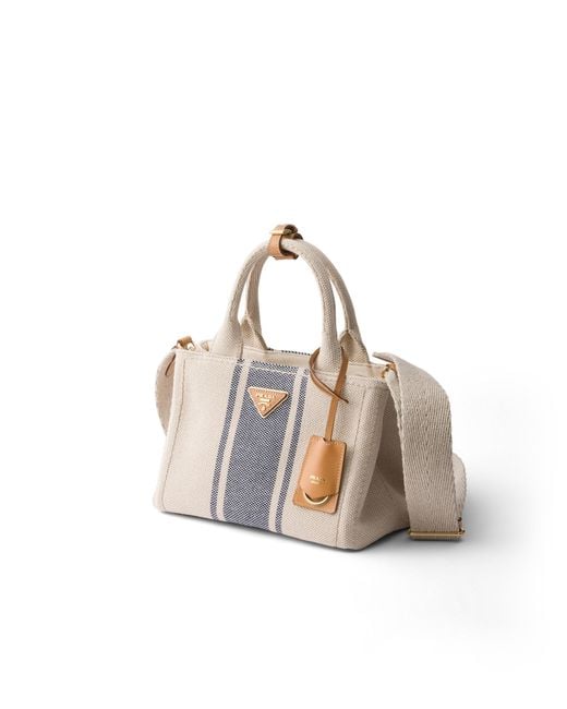 Borsa Jardinière Small di Prada in White