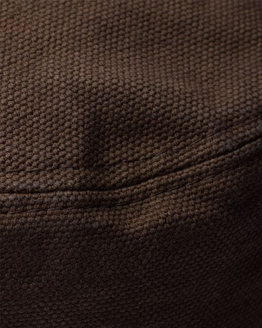 Prada White Cotton Bucket Hat