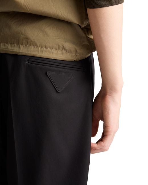 Prada Black Cotton Bermudas for men
