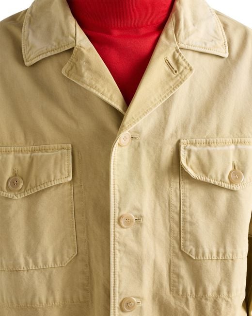 Prada Natural Cotton Blouson Jacket for men