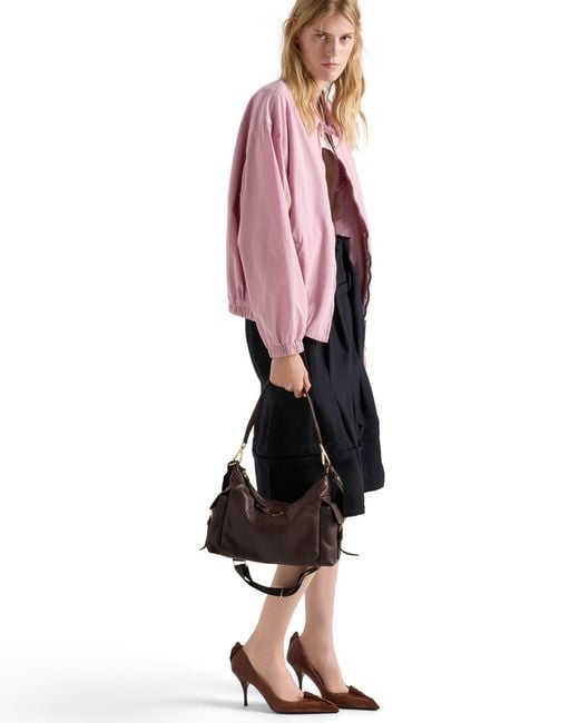 Prada Brown Explore Large Nappa Leather Bag