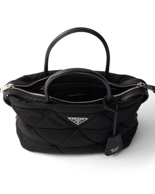 Borsa Shopping Medium di Prada in Black
