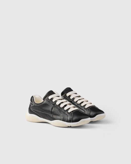 PRADA | Downtown nappa leather sneakers