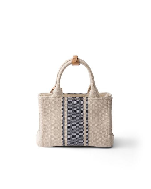 Borsa Jardinière Small di Prada in White