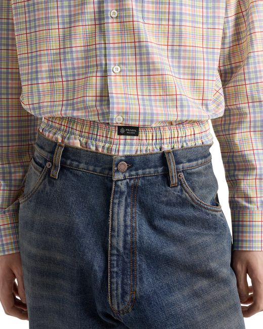 Prada Natural Cotton Bermudas for men