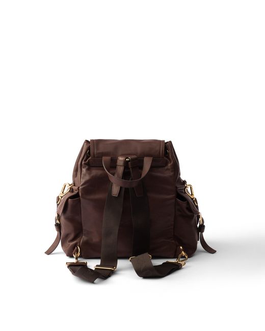 Prada Brown Explore Rucksack Aus Nappa-Leder
