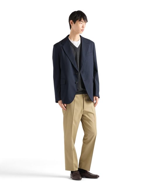 Prada Natural Silk Pants for men